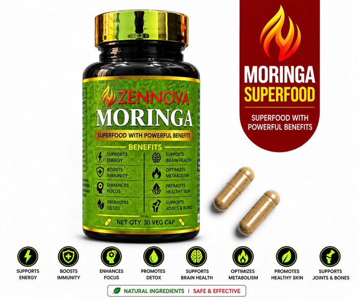 Moringa — Green Superfood Capsules