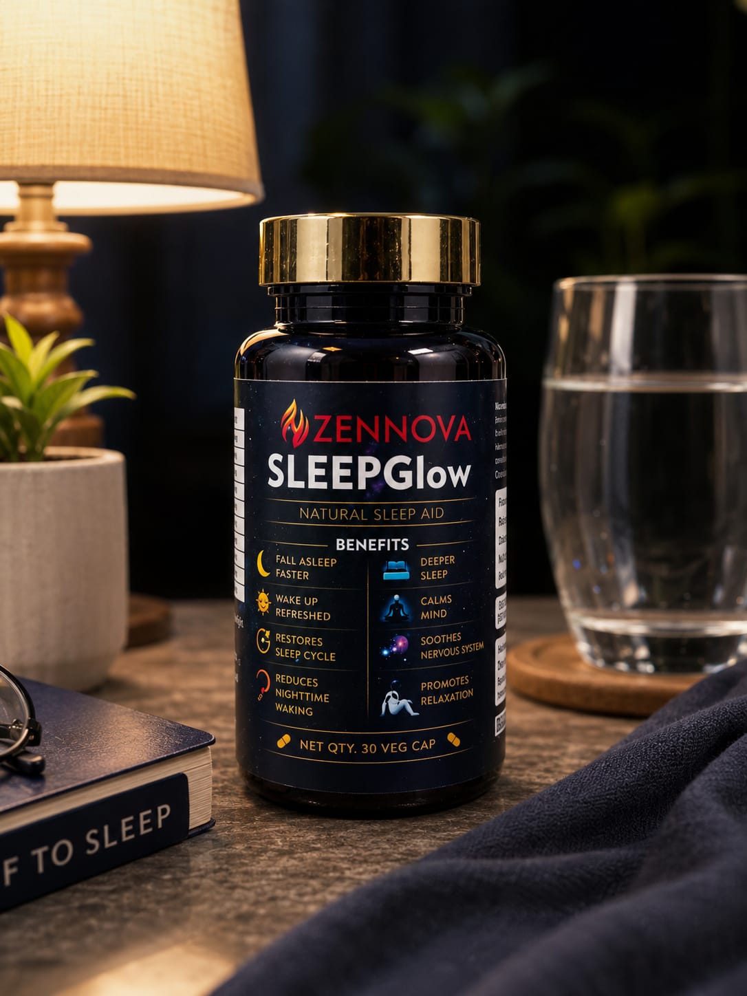 SleepGlow — Natural Sleep & Relaxation Capsules