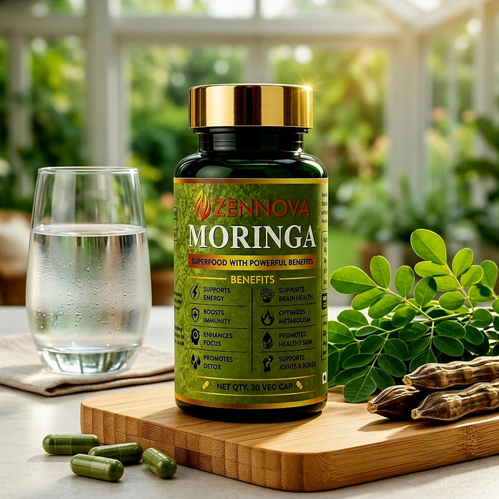 Moringa 500mg — Green Superfood Capsules