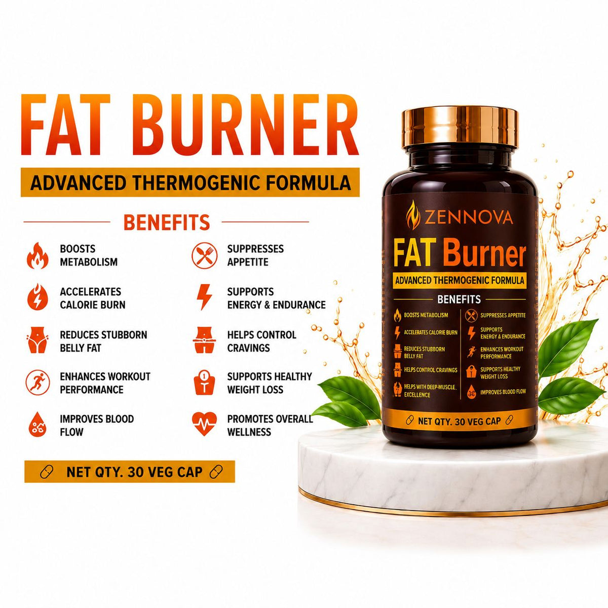 Fat Burner — Metabolism & Weight Management Capsules