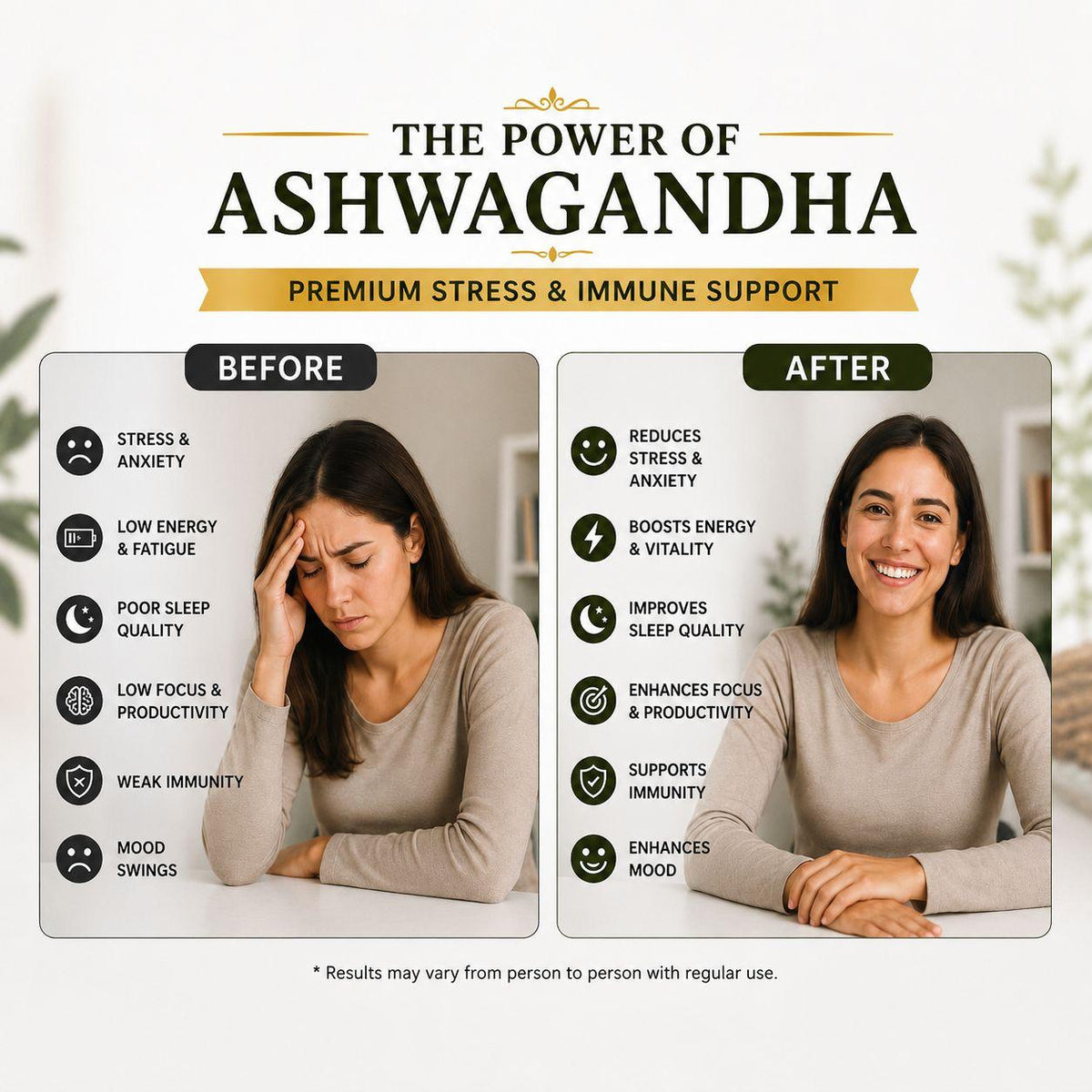 Ashwagandha — Stress & Vitality Capsules