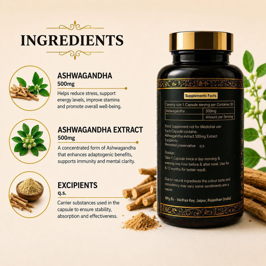 Ashwagandha — Stress & Vitality Capsules