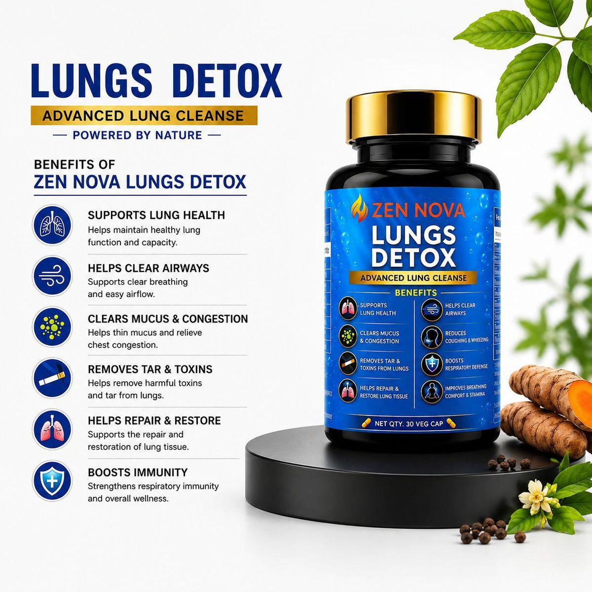 Lungs Detox — Respiratory Wellness Capsules