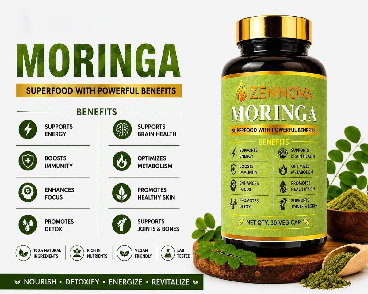Moringa — Green Superfood Capsules