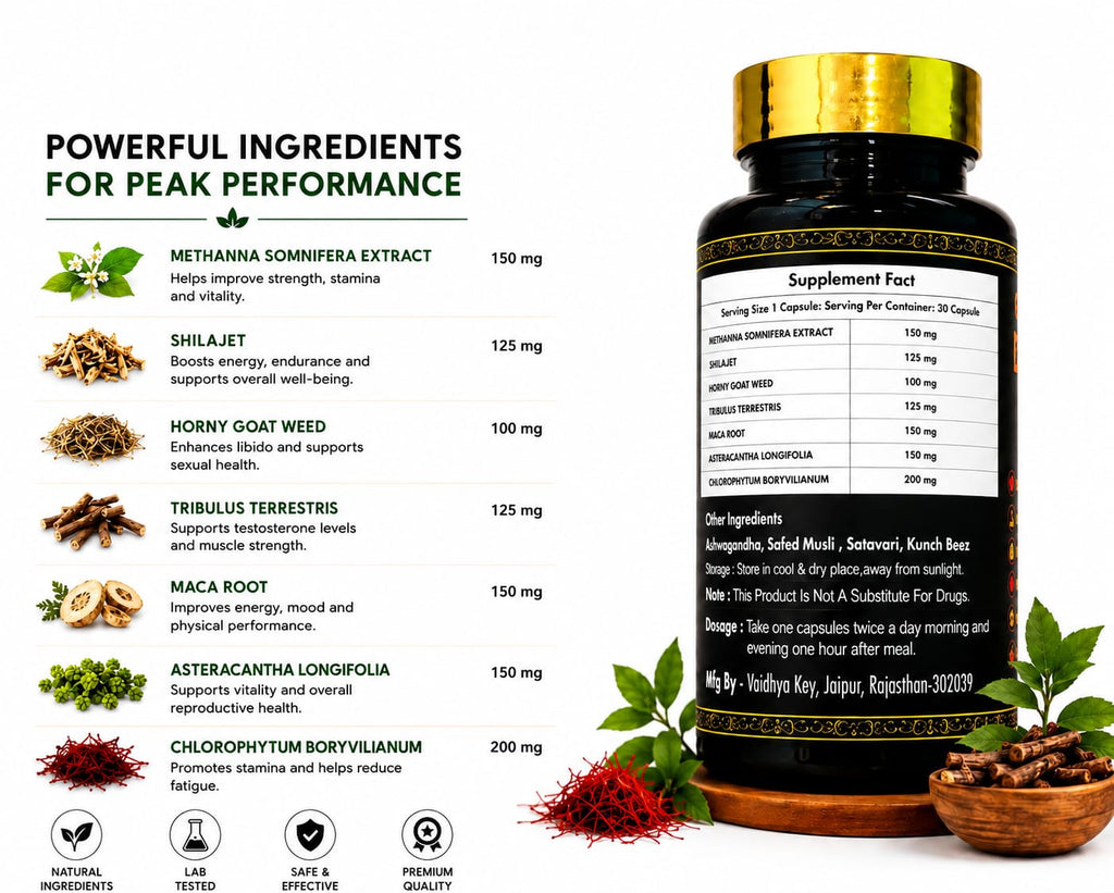 Uplift X — Men's Vitality & Performance Capsules