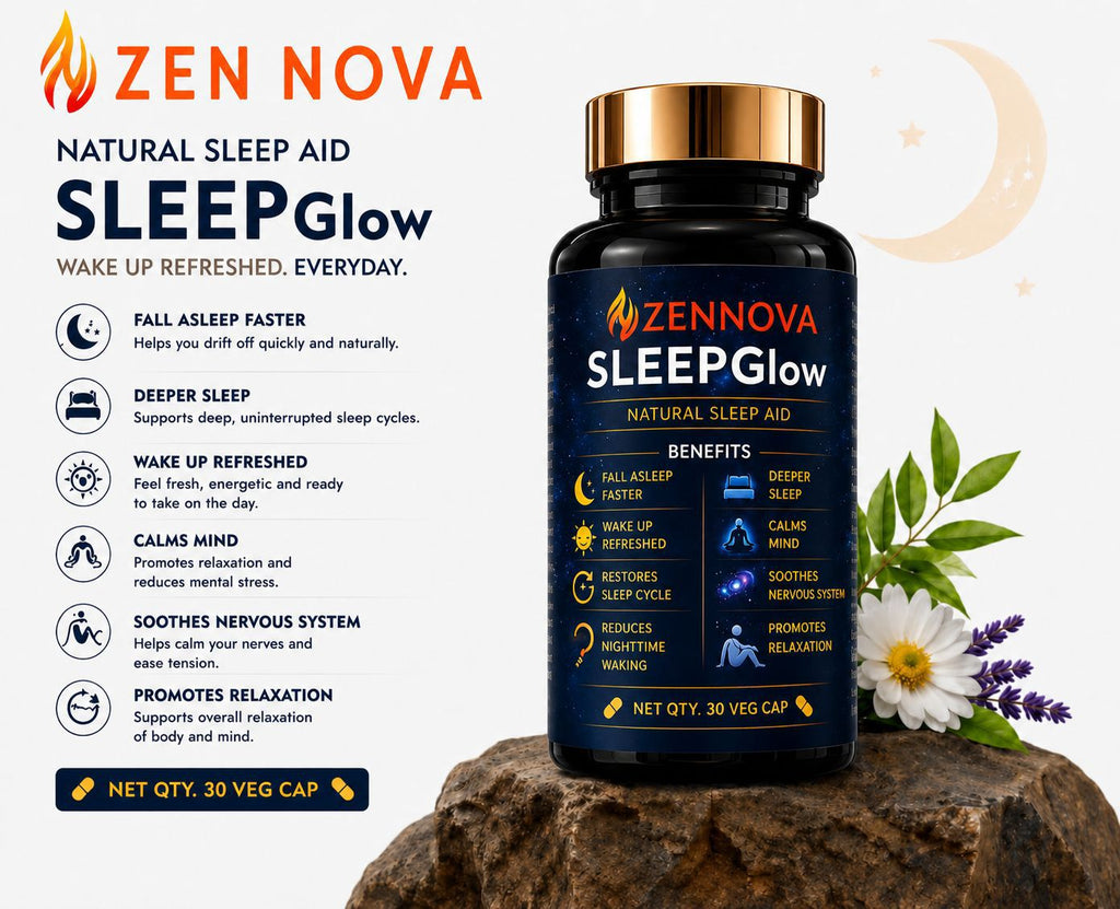 SleepGlow — Natural Sleep & Relaxation Capsules