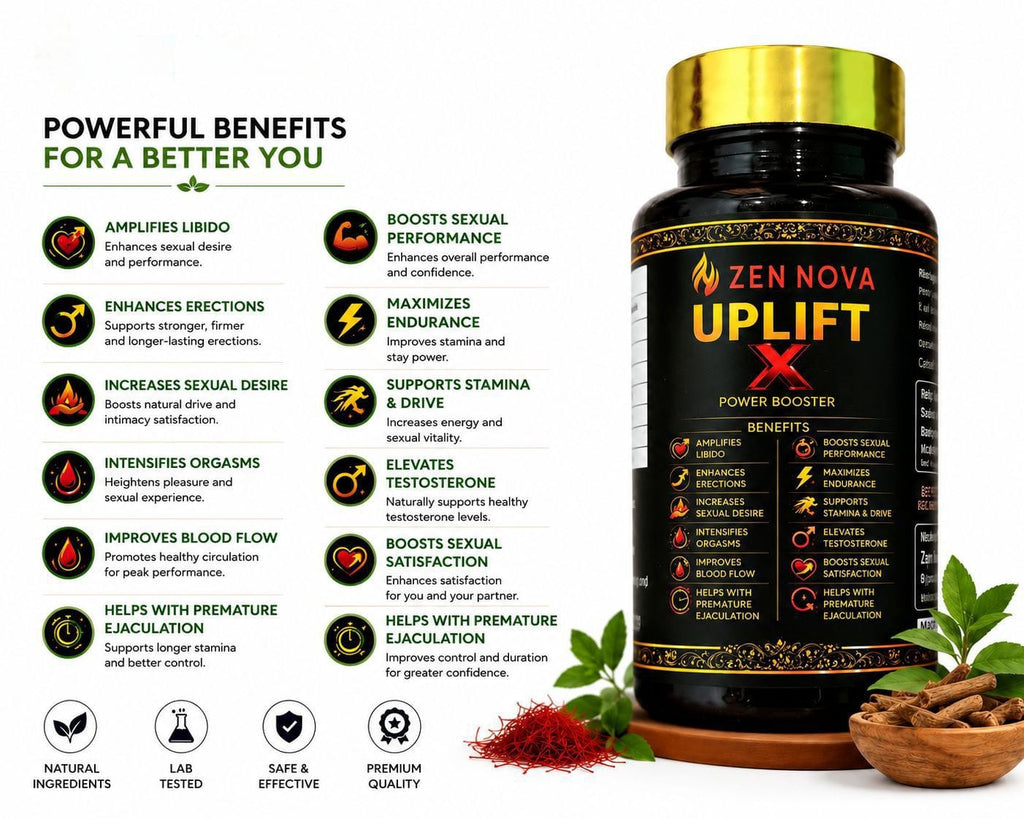 Uplift X — Men's Vitality & Performance Capsules