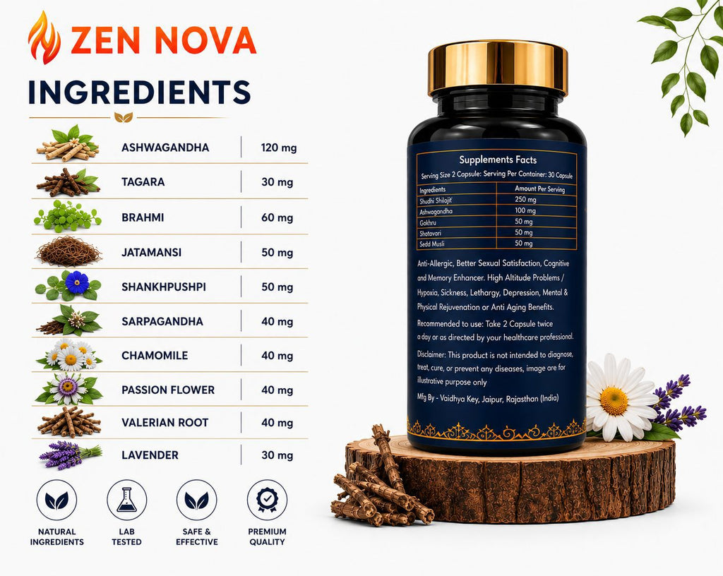 SleepGlow — Natural Sleep & Relaxation Capsules