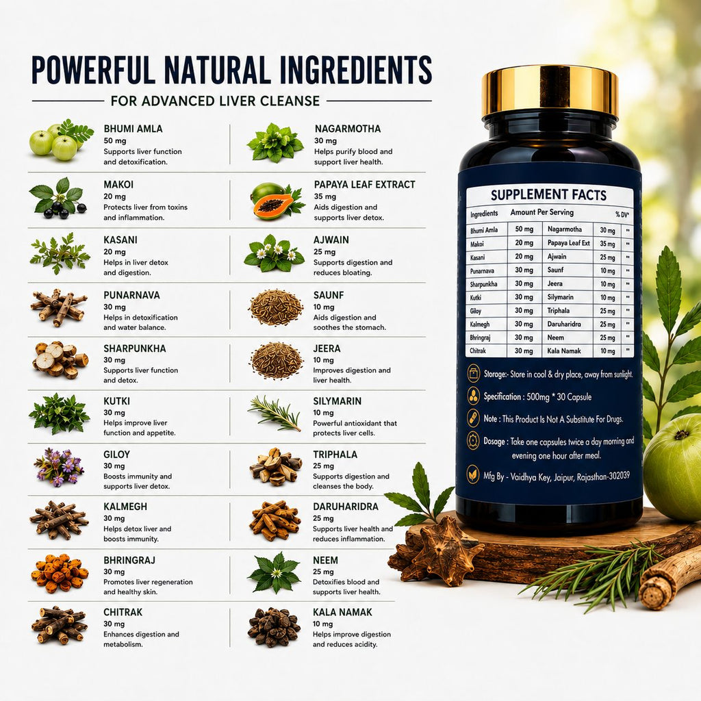 Liver Detox — Herbal Wellness Capsules