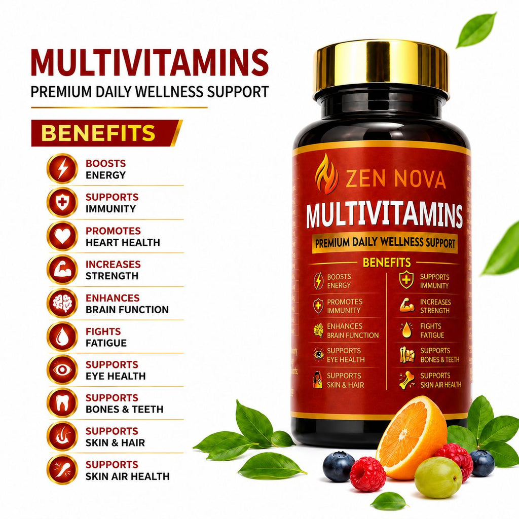 Daily Multivitamins — Energy & Wellness Capsules
