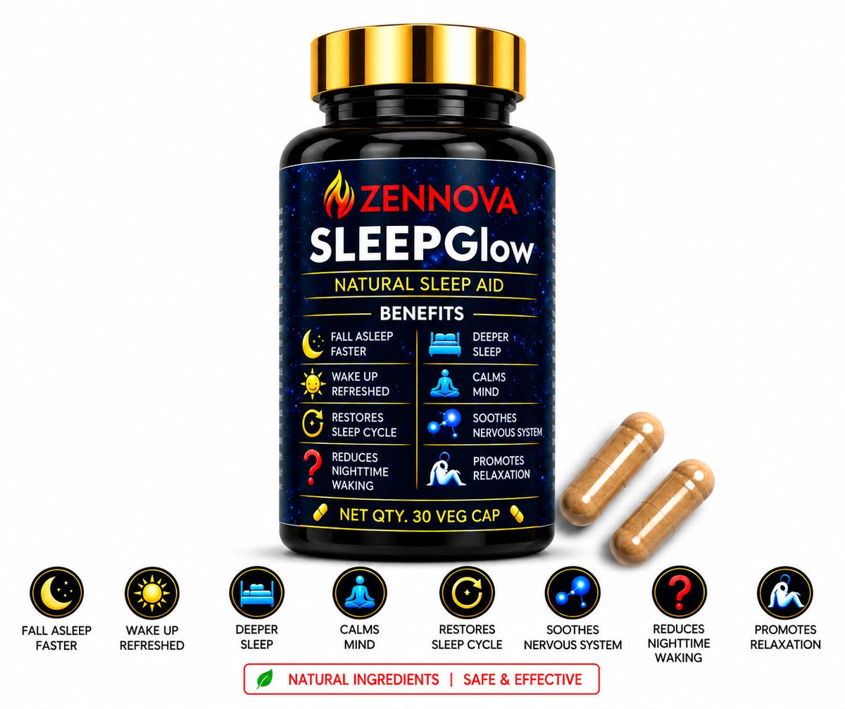 SleepGlow — Natural Sleep & Relaxation Capsules