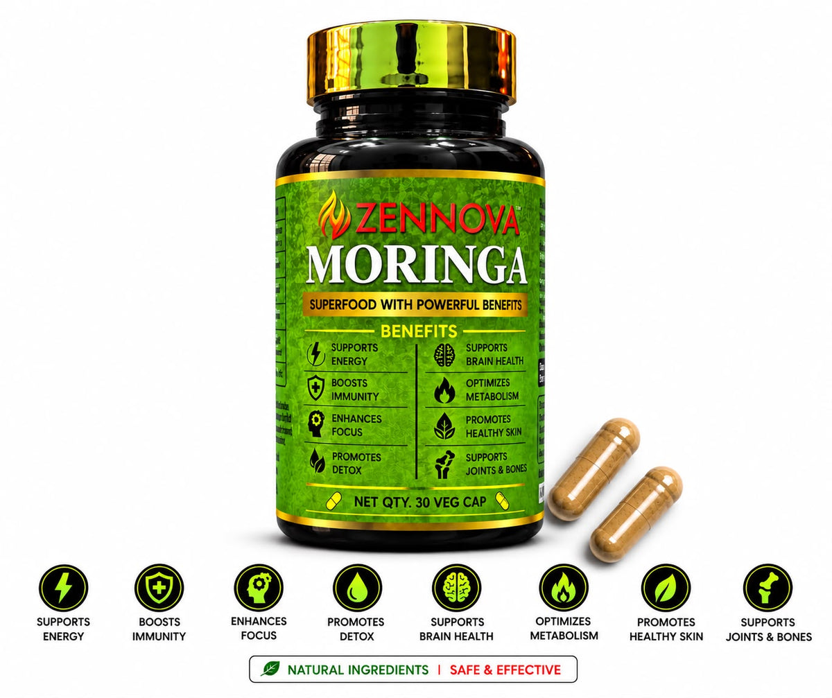 Moringa — Green Superfood Capsules